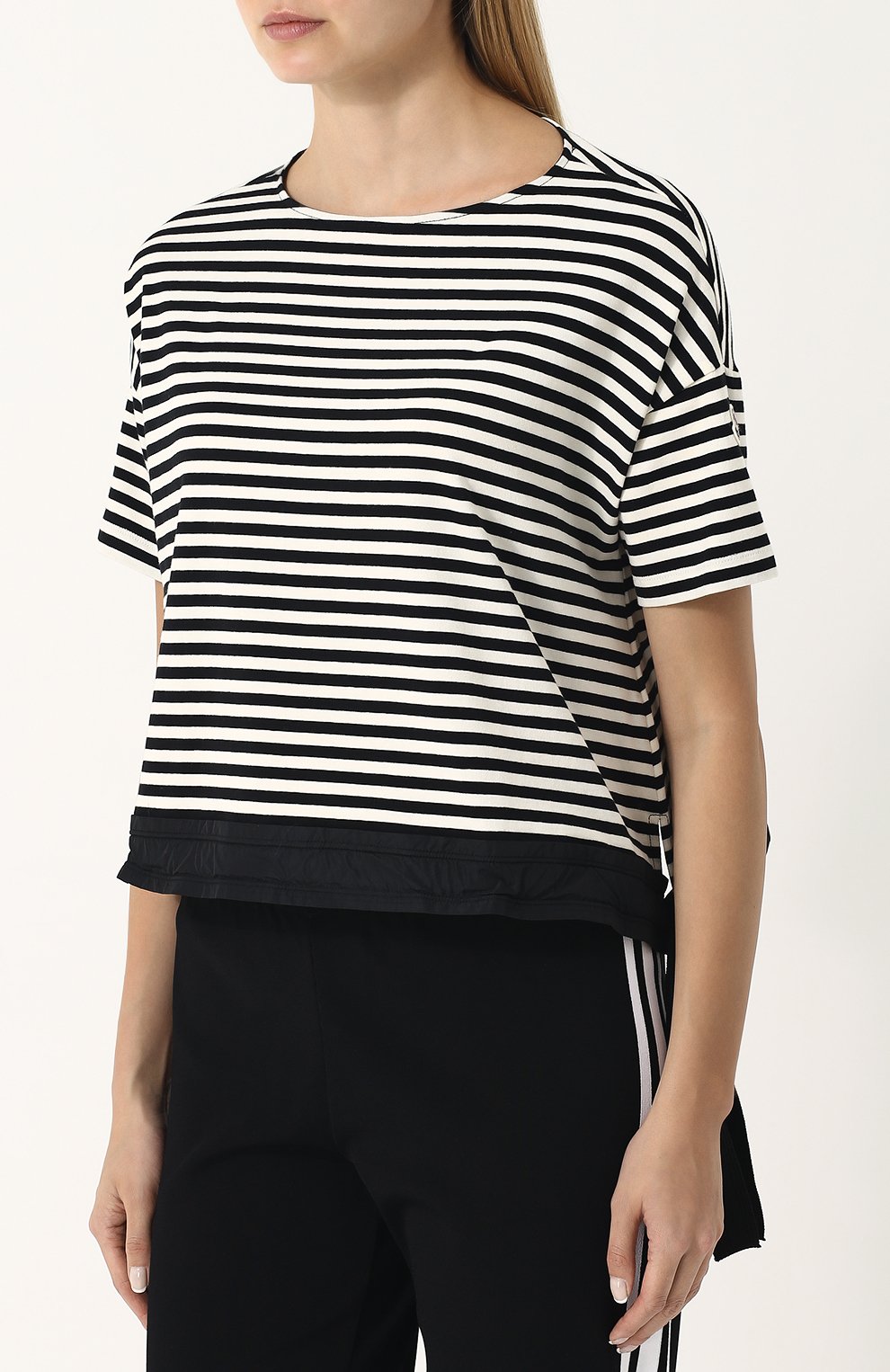 Футболка свободного кроя в полоску MONCLER, арт. D1-093-80828-00-8299L, фото 3