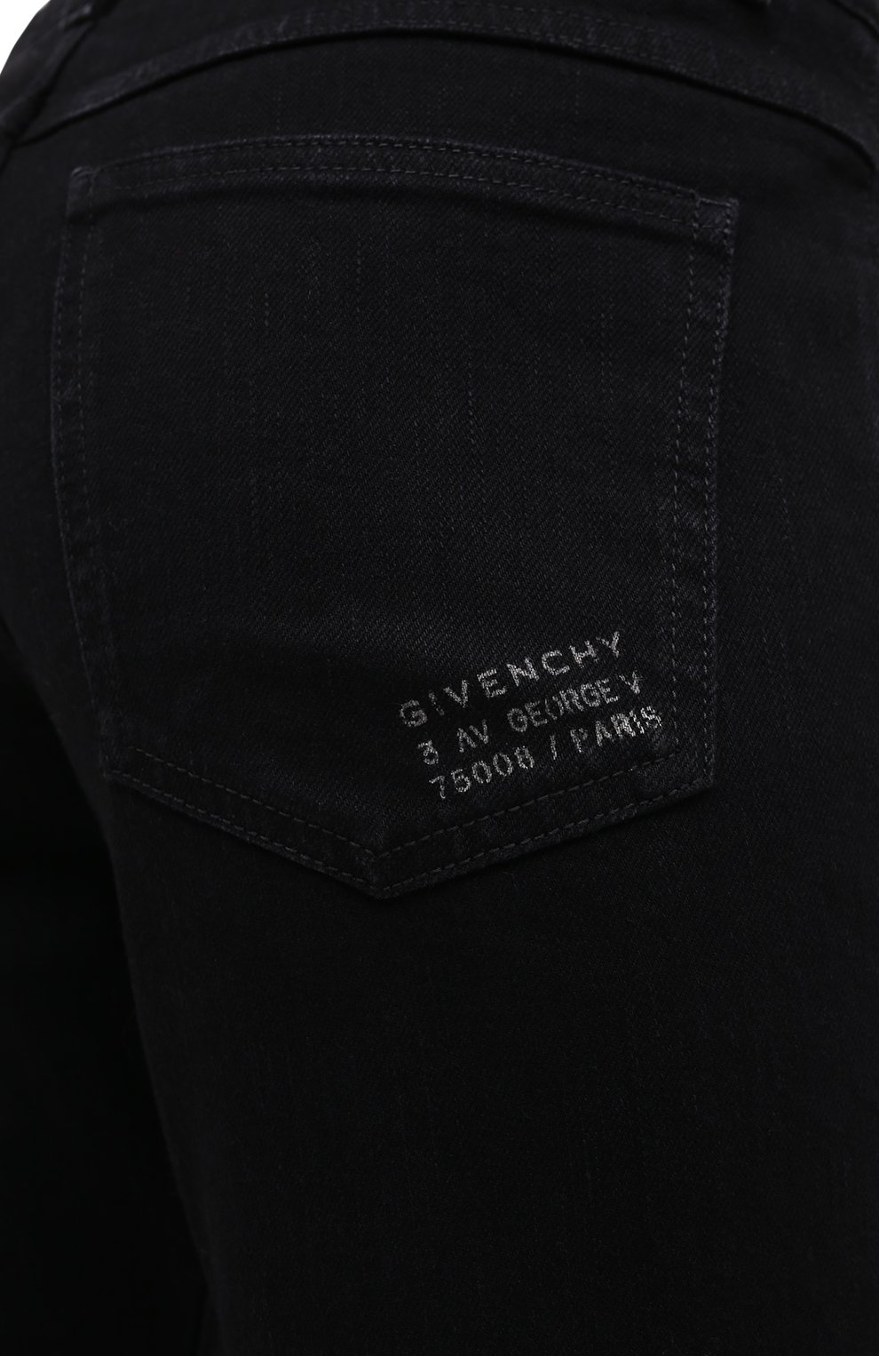 Джинсы GIVENCHY черного цвета по цене 56050 руб., арт. BW50MM50JZ, фото 6 Джинсы GIVENCHY, арт. BW50MM50JZ, фото 6