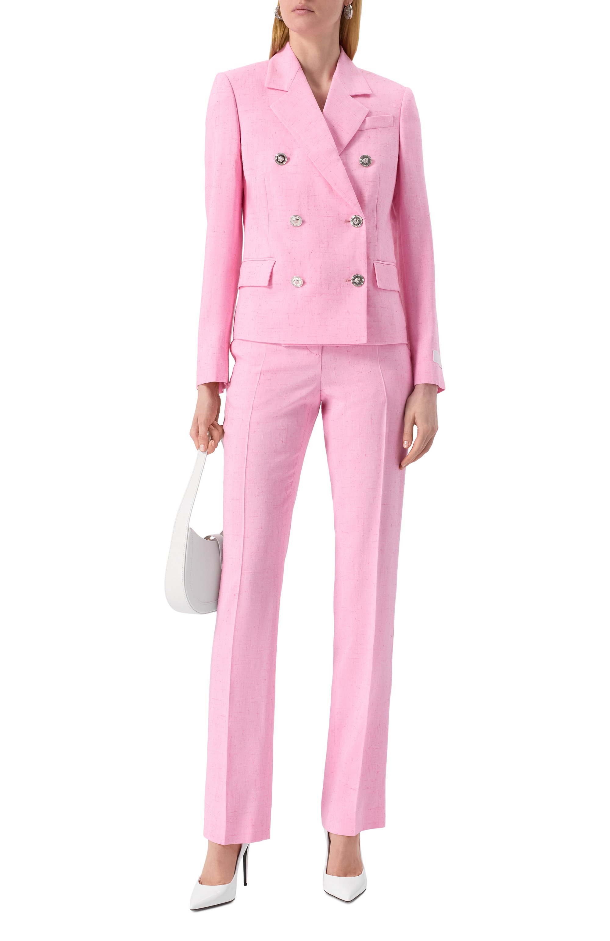 Брюки из вискозы и шелка VERSACE, арт. 1018020/1A13404, фото 2