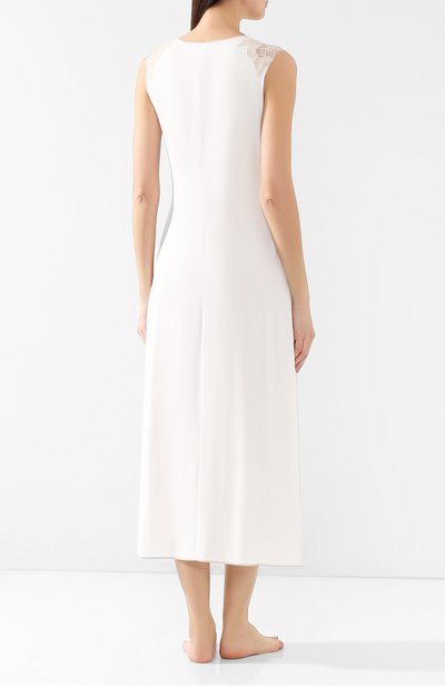 Сорочка из вискозы GIANANTONIO PALADINI белого цвета по цене 32450 руб., арт. GC02/L, фото 4 Сорочка из вискозы GIANANTONIO PALADINI, арт. GC02/L, фото 4