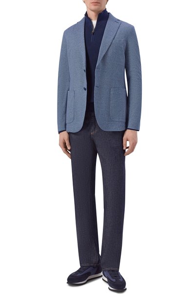 Пиджак из хлопка и льна CIRCOLO 1901, арт. CN5287, фото 2