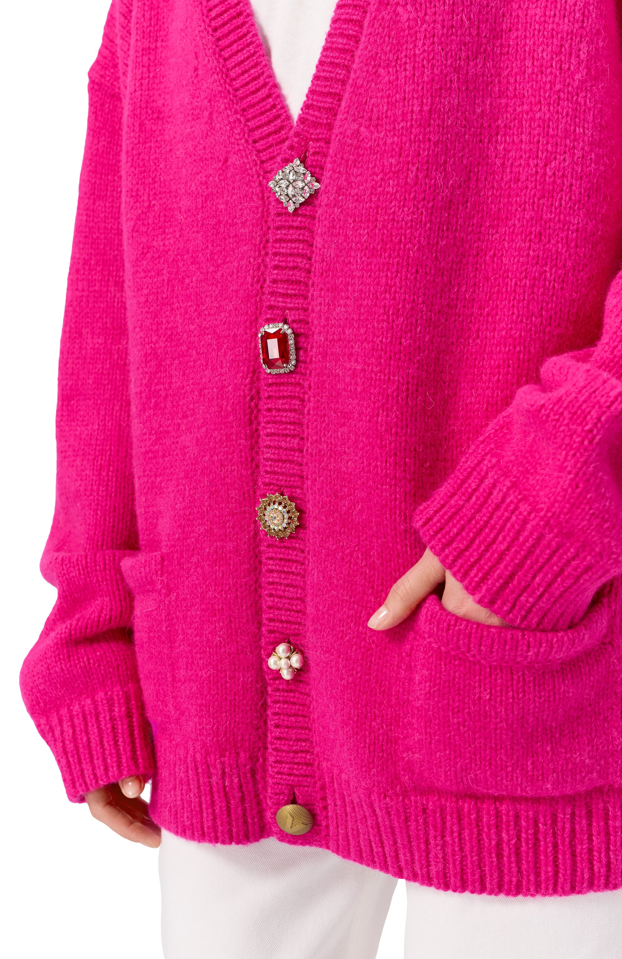 Шерстяной кардиган VETEMENTS, арт. UA53KN600P/2902 KNIT, фото 5
