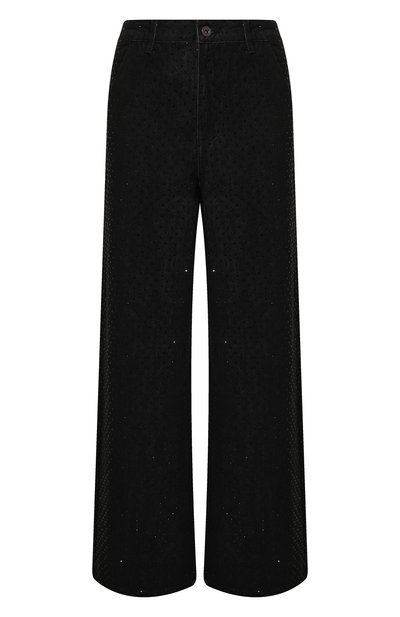 Женские джинсы с отделкой стразами SELF-PORTRAIT, арт. AW24-805P-B