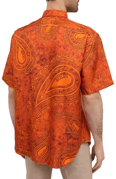 Шелковая рубашка BERLUTI, арт. R19HCS35-001, фото 4