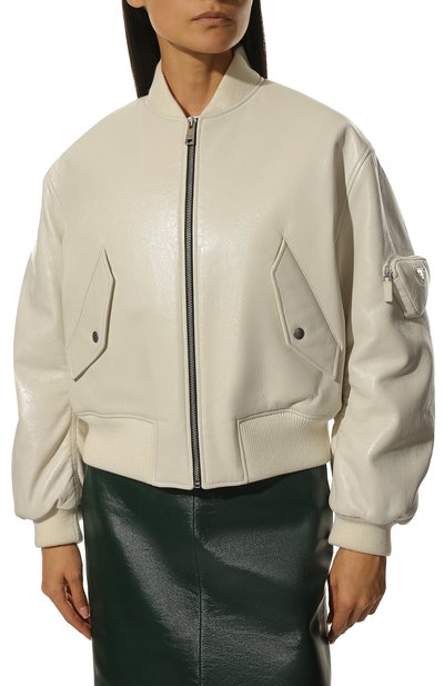 Кожаный бомбер PRADA, арт. 58A098-1ZFE-F0009, фото 3
