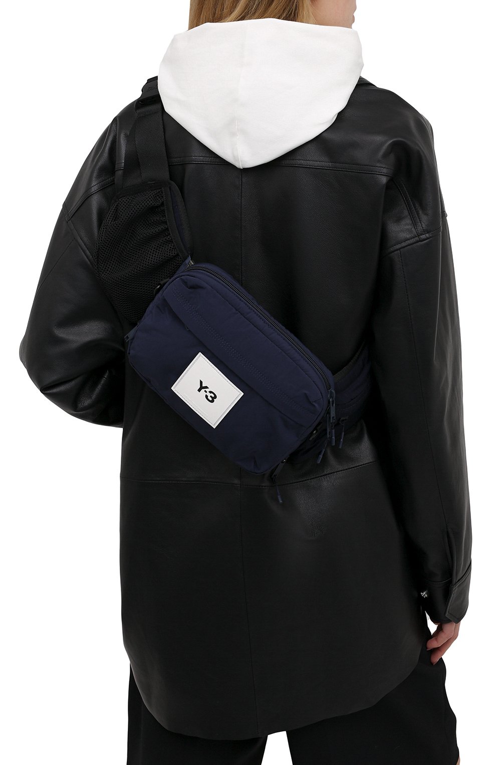 Поясная сумка Y-3 темно-синего цвета по цене 14700 руб., арт. GT8921/W, фото 2 Поясная сумка Y-3, арт. GT8921/W, фото 2