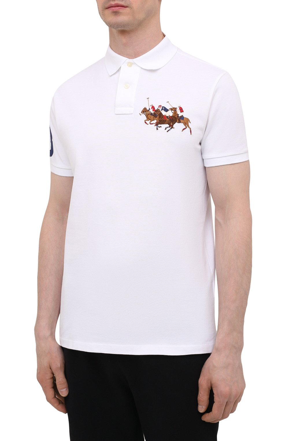 Хлопковое поло POLO RALPH LAUREN, арт. 710814437, фото 3