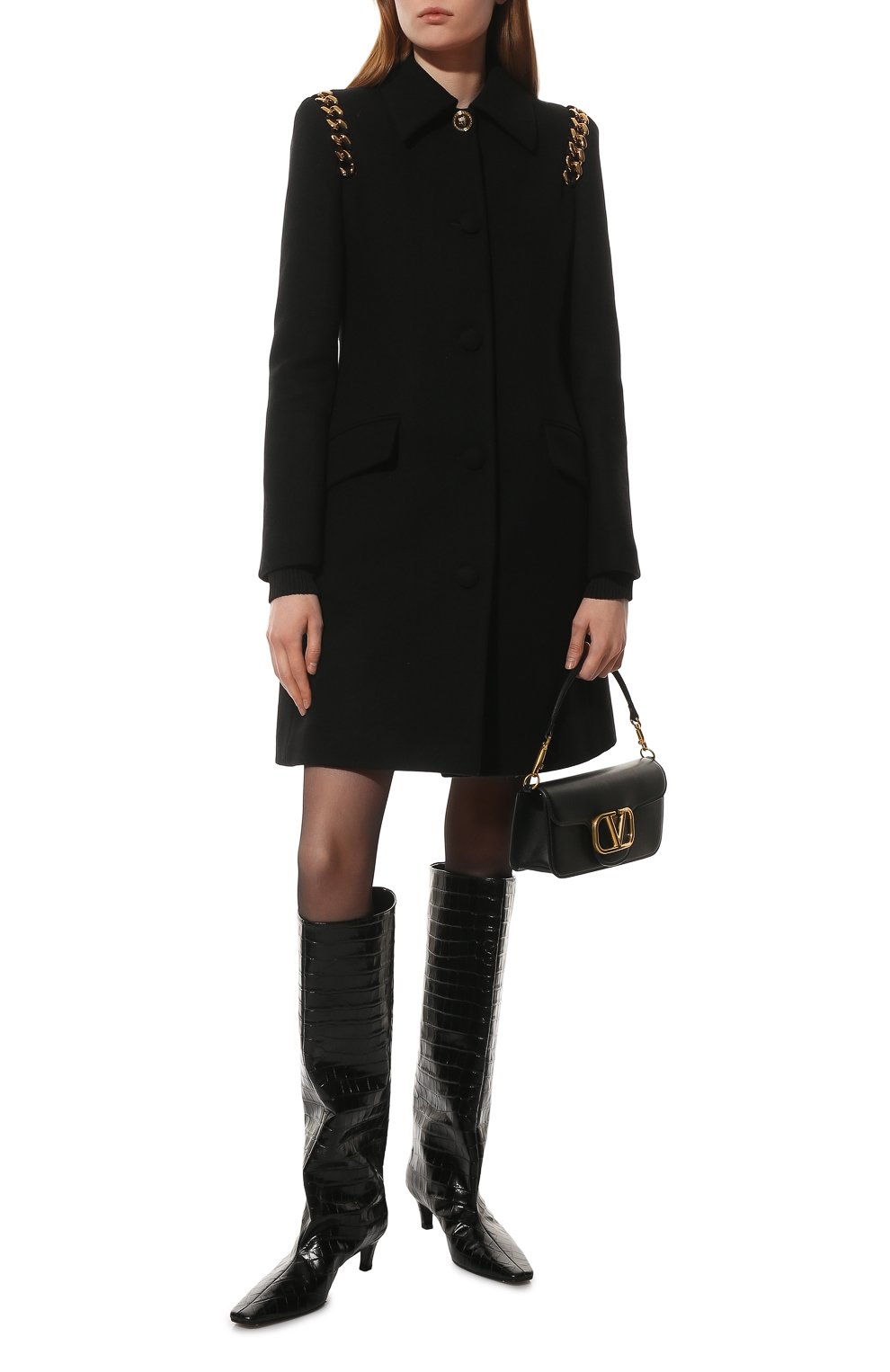 Шерстяное пальто VERSACE, арт. 1003531/1A02807, фото 2