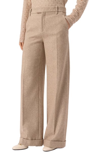 Шерстяные брюки BRUNELLO CUCINELLI, арт. MQ474P8492, фото 3