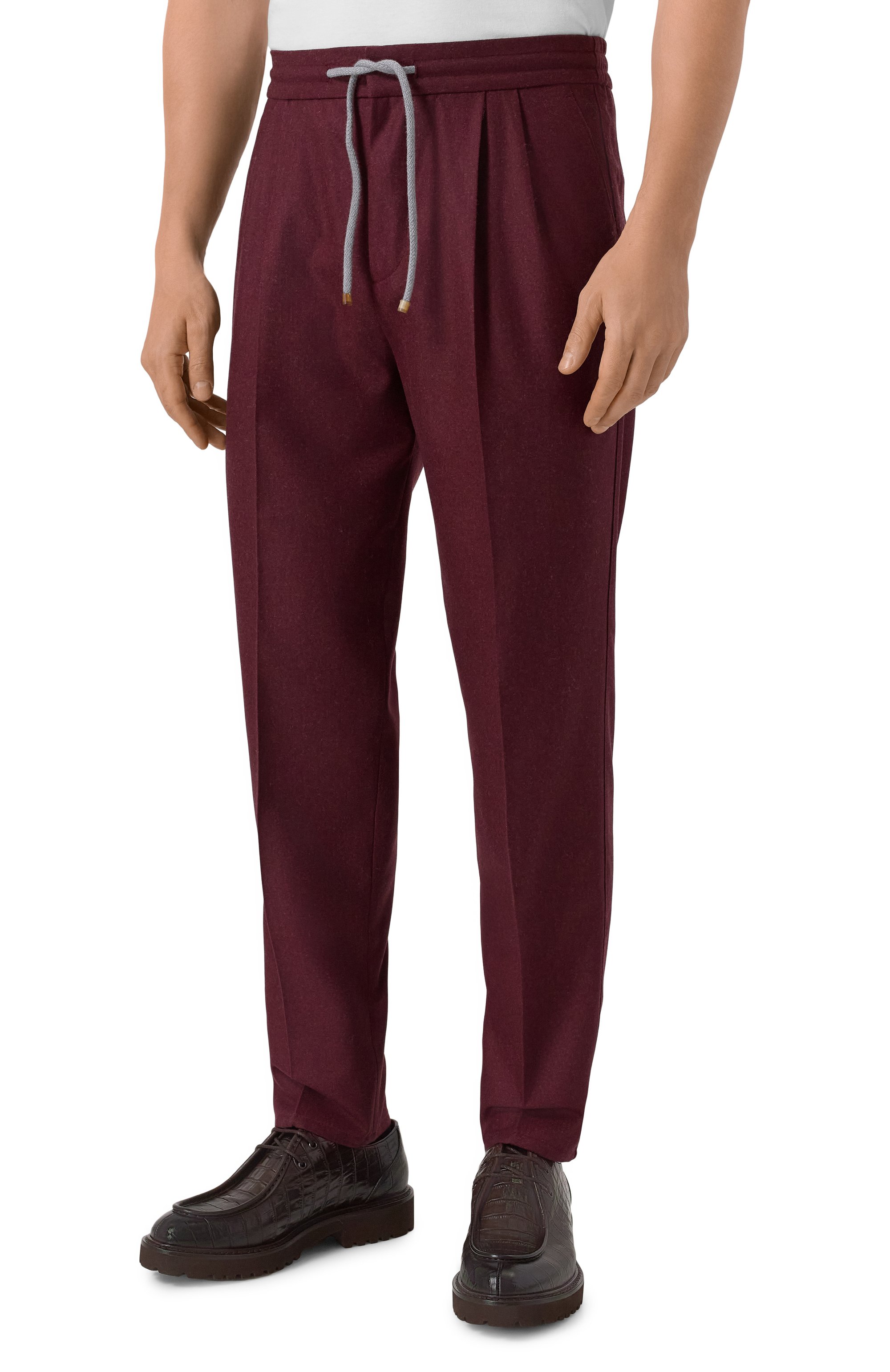 Шерстяные брюки BRUNELLO CUCINELLI, арт. M038PE1710, фото 3