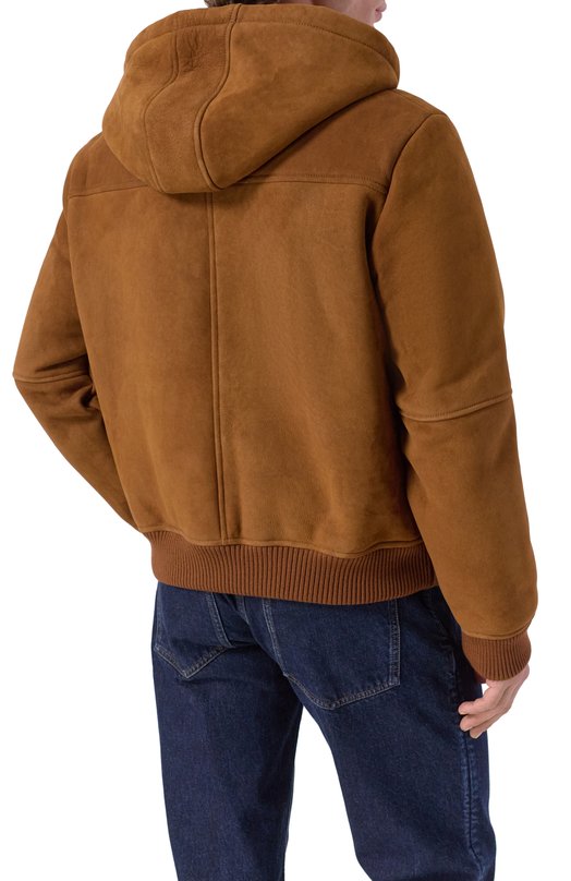 Дубленка из овчины Jacob Cohen 25I P/JUR_HR081 00G D1375 RW Коричневый  25I P/JUR_HR081 00G D1375 RW Фото 4