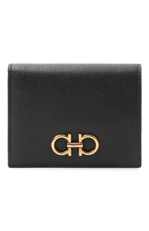 Кожаное портмоне Ferragamo 22D780/726 Чёрный 22D780/726