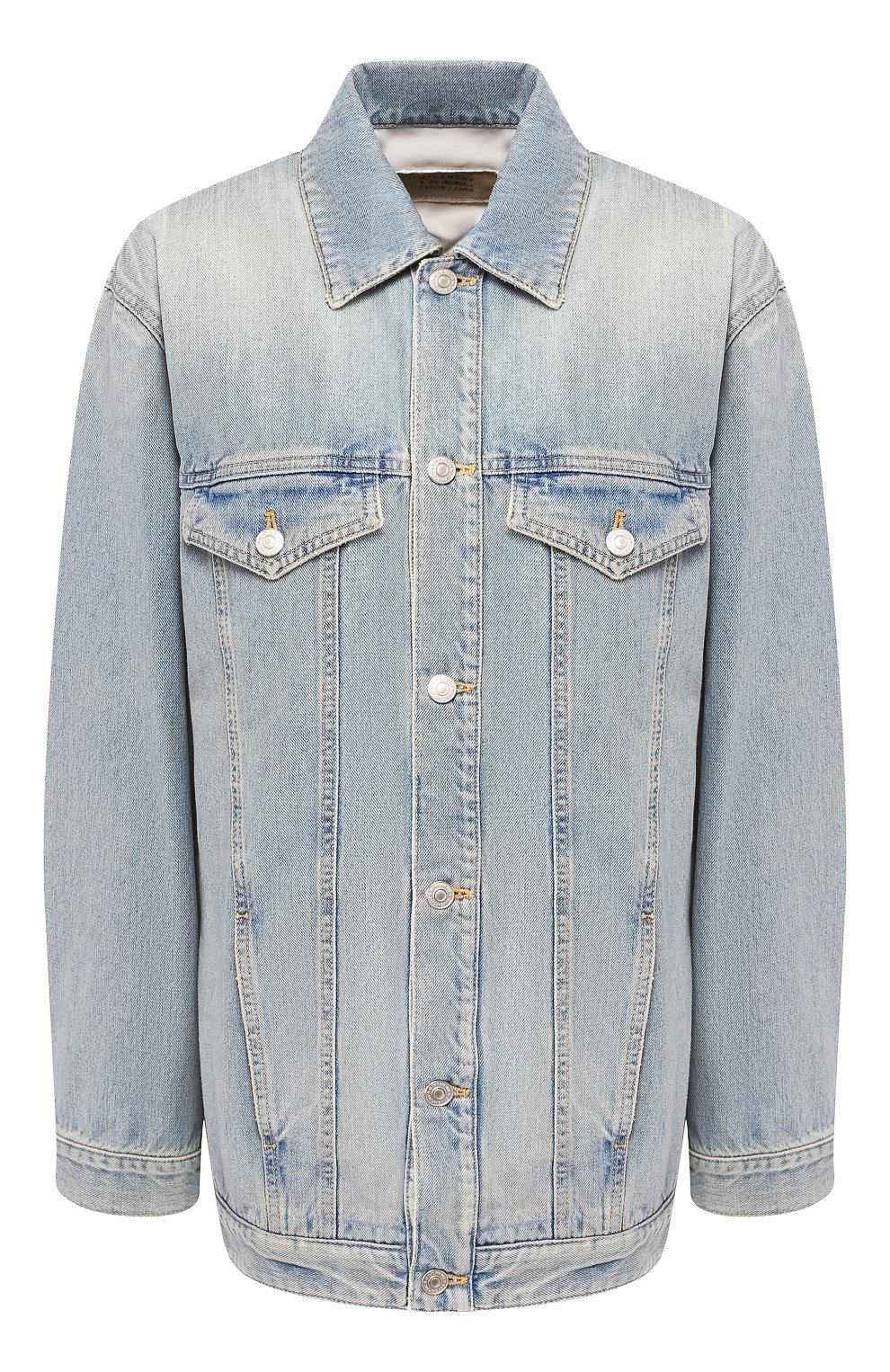 Джинсовая куртка GIVENCHY голубого цвета по цене 76950 руб., арт. BW006K50AM, фото 1 Джинсовая куртка GIVENCHY, арт. BW006K50AM, фото 1