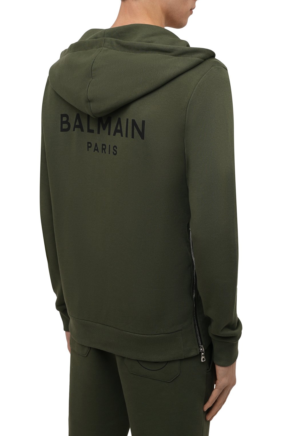 Хлопковая толстовка BALMAIN, арт. WH0JR010/B151, фото 4