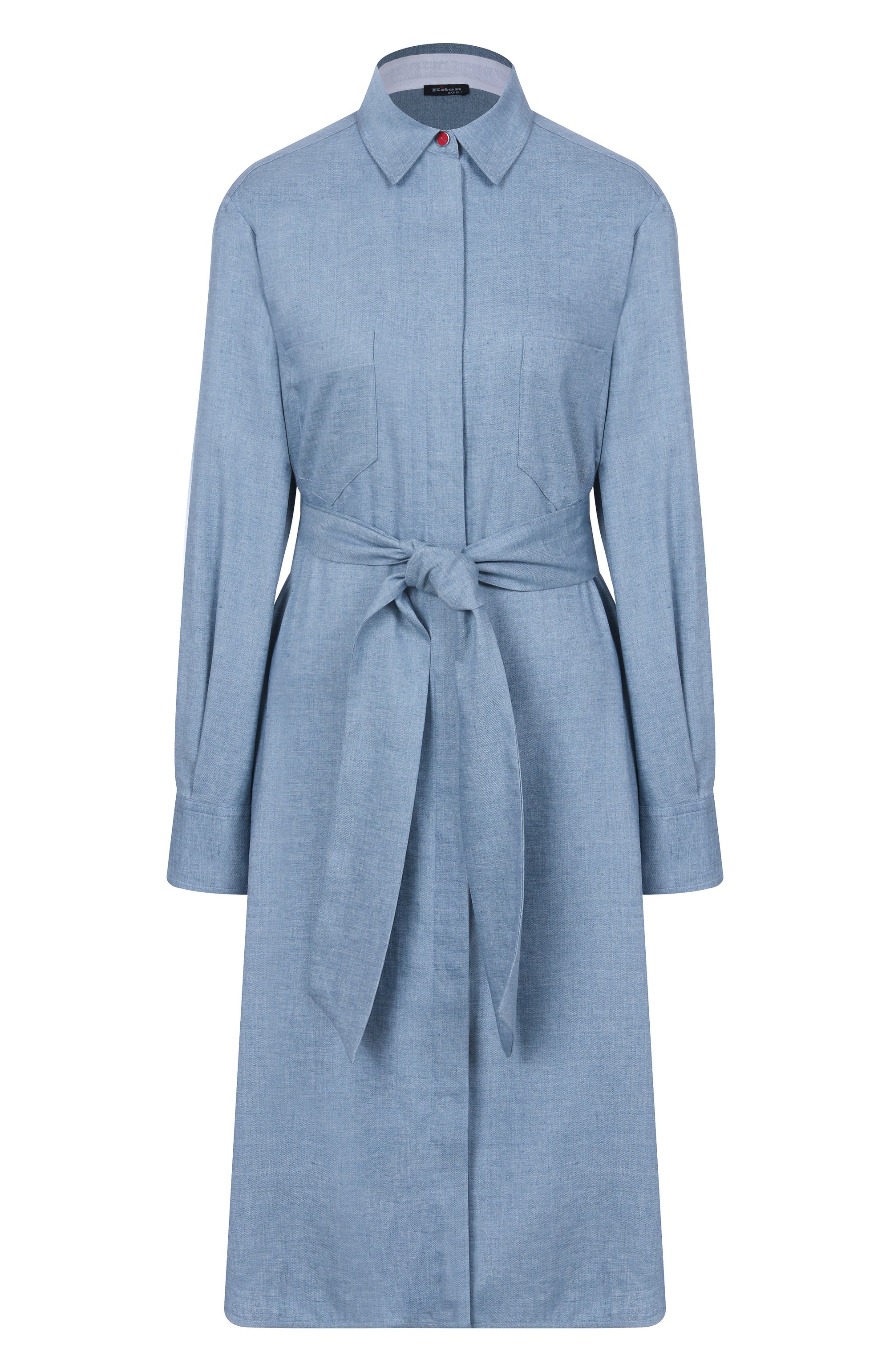 Льняное платье KITON, арт. D57347H0921602, фото 1