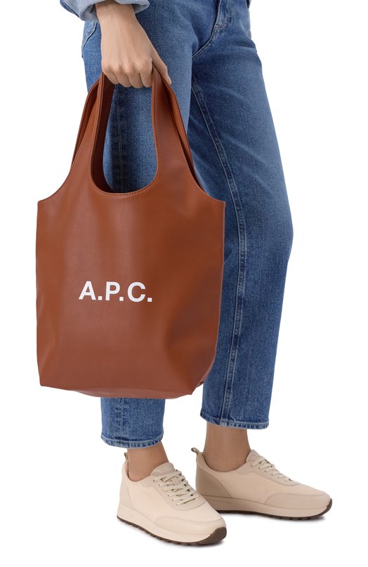 Сумка-шопер Ninon small A.P.C. M61861/PUAAT Коричневый  M61861/PUAAT Фото 2