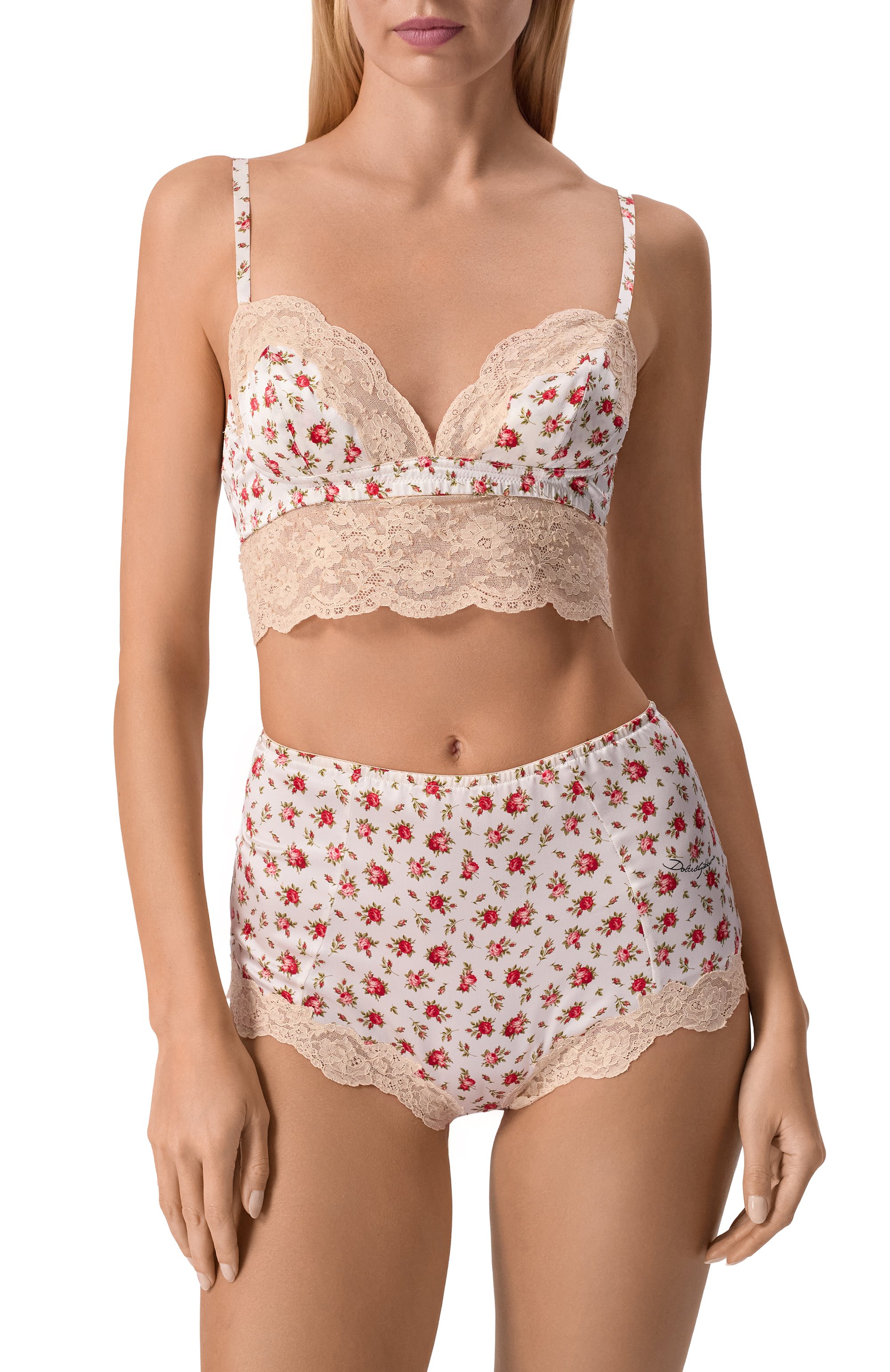 Бюстье из шелка и хлопка DOLCE & GABBANA, арт. 01C26T/0N0C6, фото 2