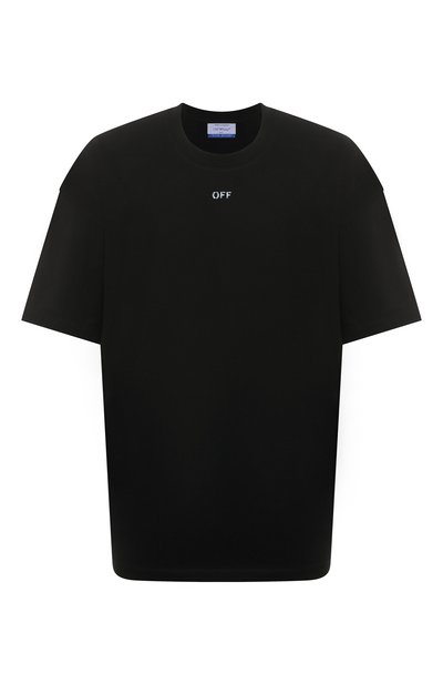 Хлопковая футболка OFF-WHITE, арт. 0MAA161C99JER001, фото 1
