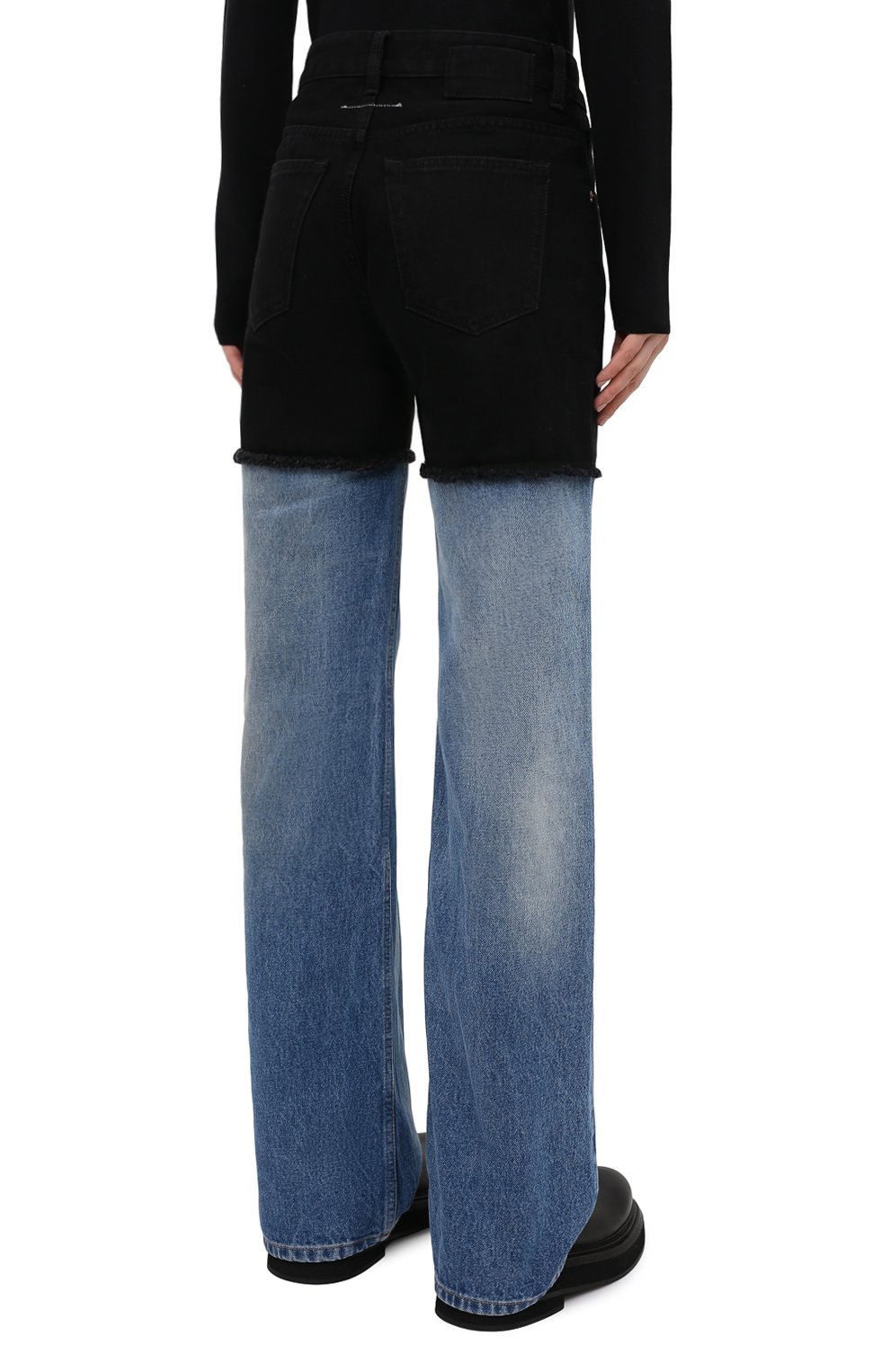 Джинсы MM6 темно-синего цвета по цене 35000 руб., арт. S52LA0142/S30589, фото 4 Джинсы MM6, арт. S52LA0142/S30589, фото 4