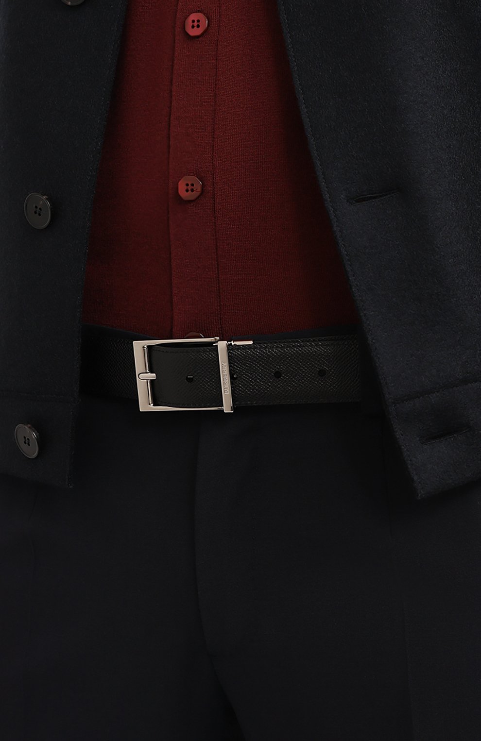 Кожаный ремень BURBERRY, арт. 8040191, фото 2