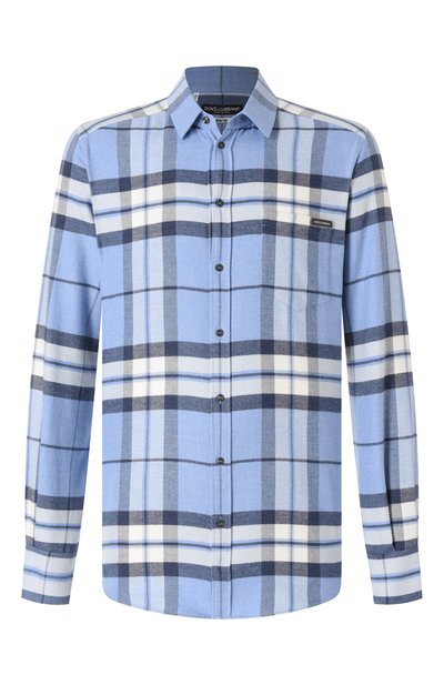 Мужская хлопковая рубашка DOLCE & GABBANA, арт. G5JZ9T/GJ286