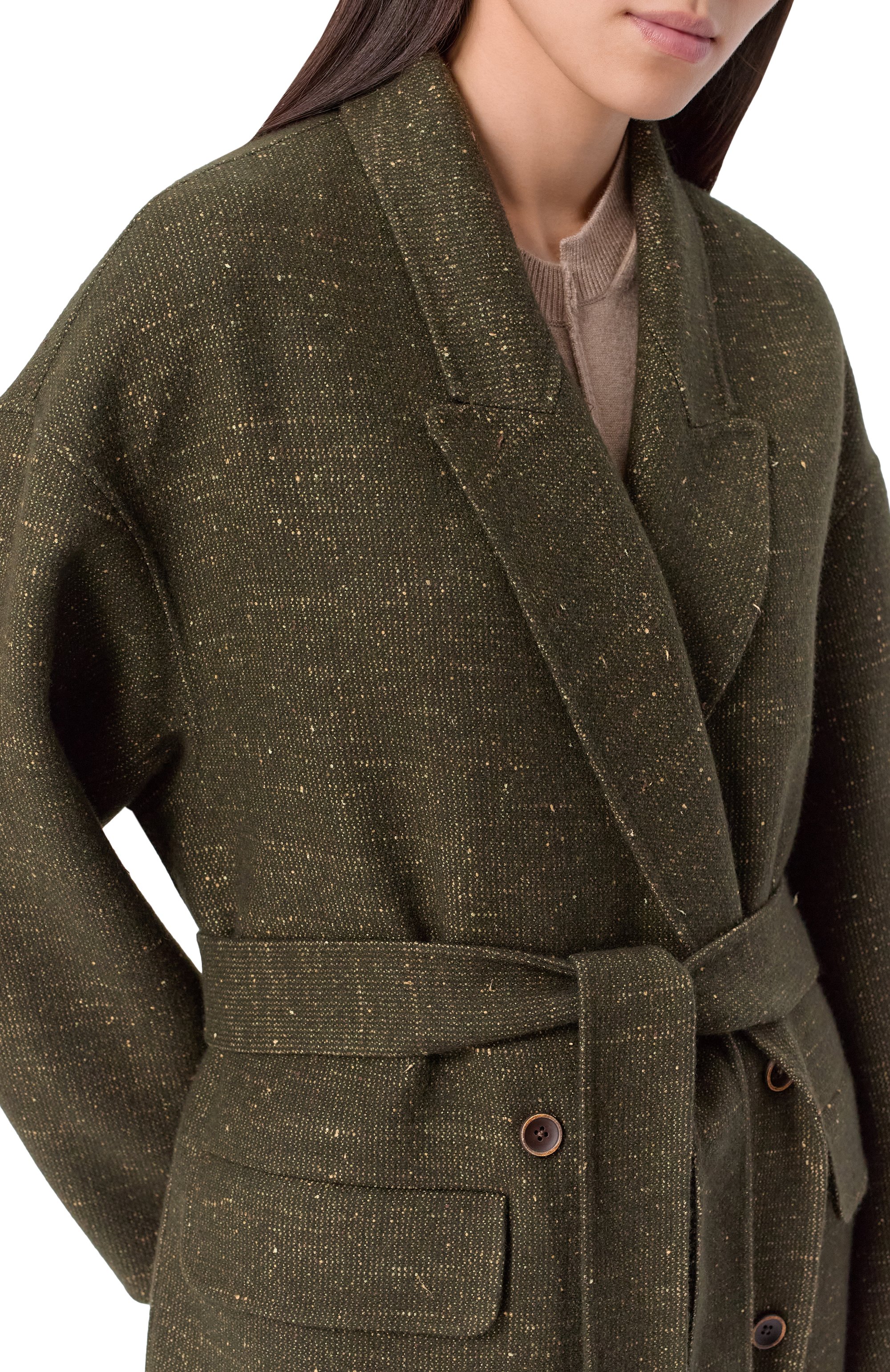 Пальто из кашемира и вискозы UMA WANG, арт. UW8056, фото 5