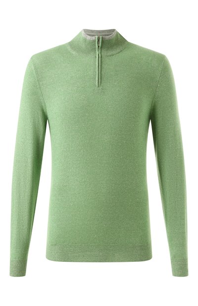 Мужской джемпер из кашемира и льна FEDELI, арт. 8UE05605T