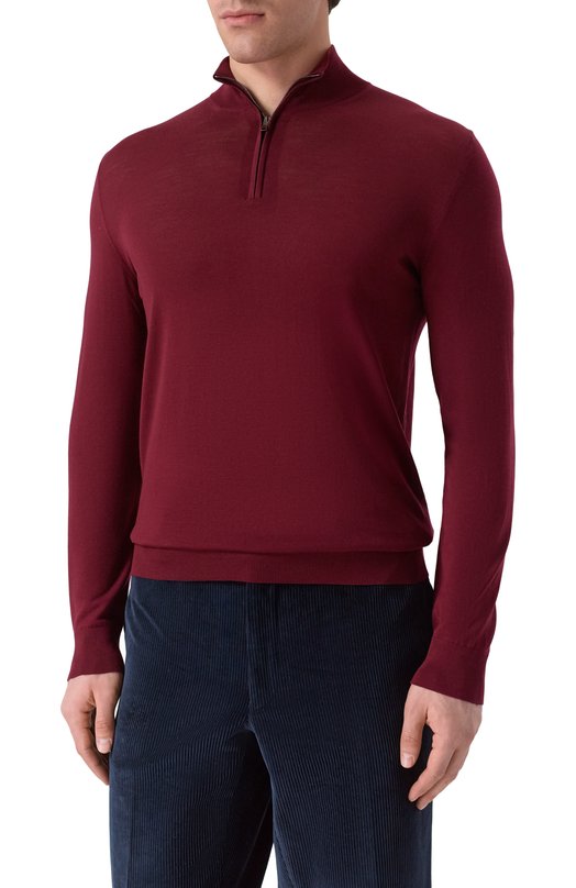 Шерстяной джемпер MVST M0-M25.1MM.K407/44-60 Бордовый  M0-M25.1MM.K407/44-60 Фото 3