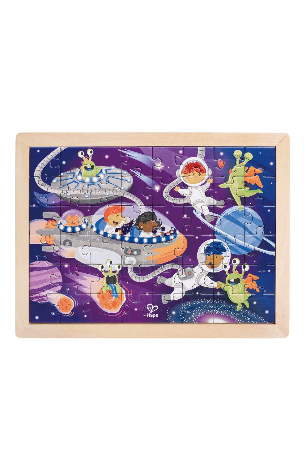 Пазл-раскраска космические друзья HAPE, арт. E1644_HP, фото 2