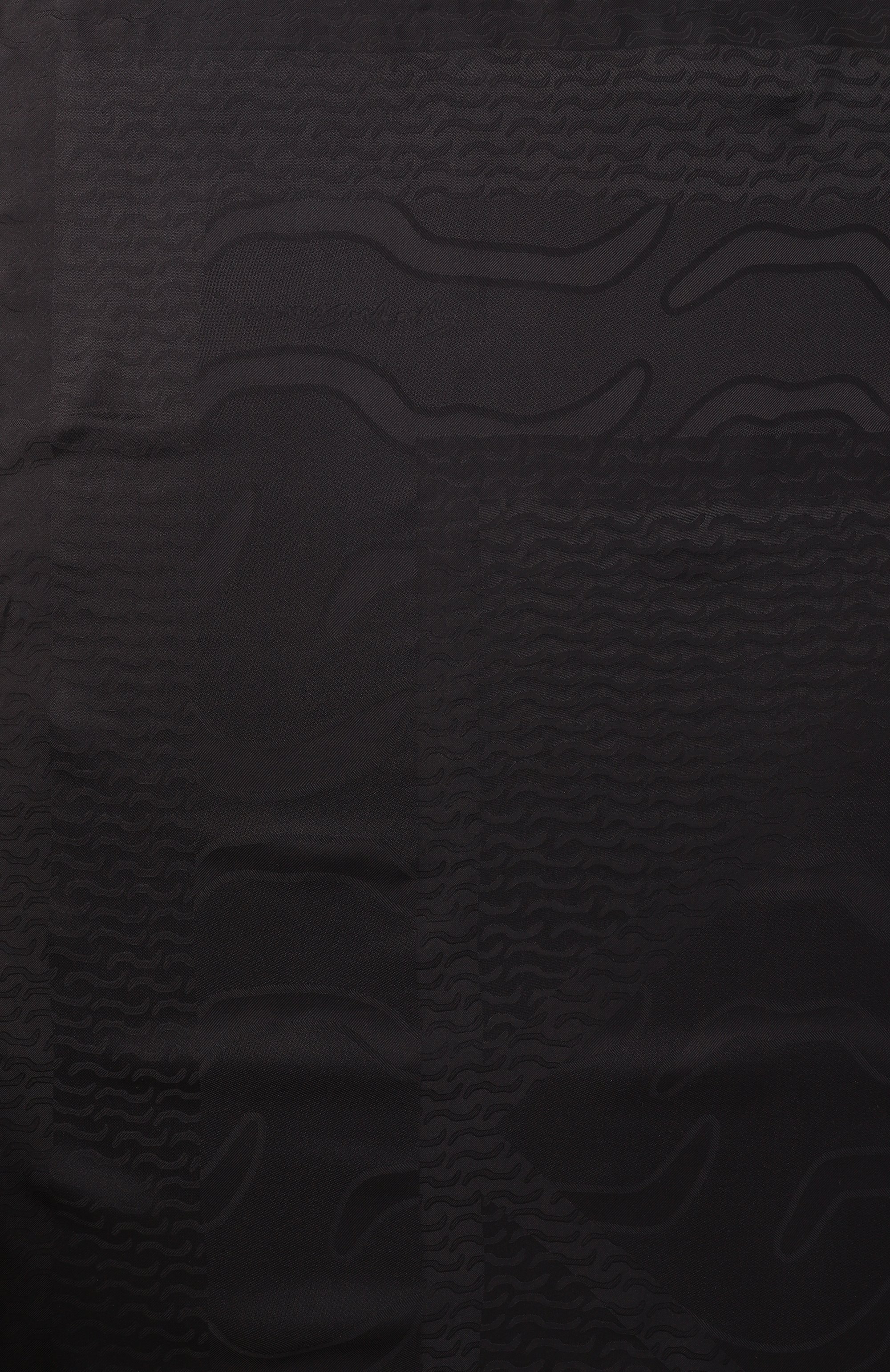 Шелковый платок GIORGIO ARMANI черного цвета по цене 86200 руб., арт. GW000832/AF14822, фото 4 Шелковый платок GIORGIO ARMANI, арт. GW000832/AF14822, фото 4