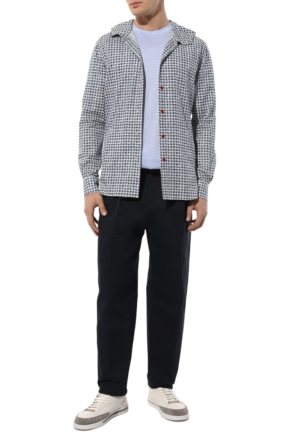 Хлопковая рубашка KITON, арт. UMCMARH08909, фото 2