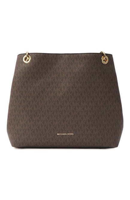 Женская сумка-тоут kensington large MICHAEL MICHAEL KORS коричневого цвета, арт. 30F3G8KT7B | Фото 1 (Размер: large; Материал: Экокожа; Драгоценные камни: Проставлено; Материал сплава: Проставлено)