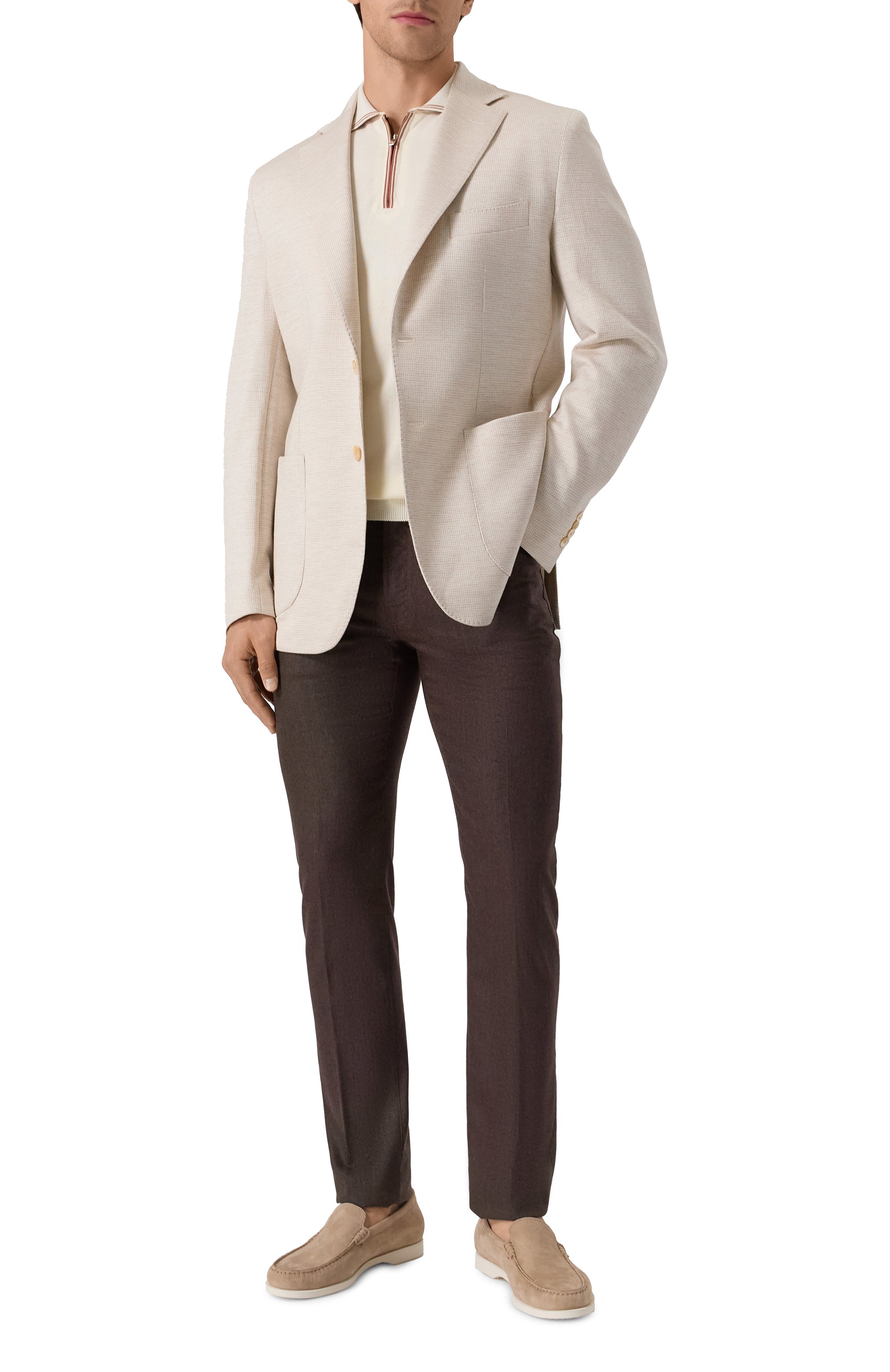 Брюки из шерсти и кашемира MARCO PESCAROLO, арт. NERAN0M/5229, фото 2