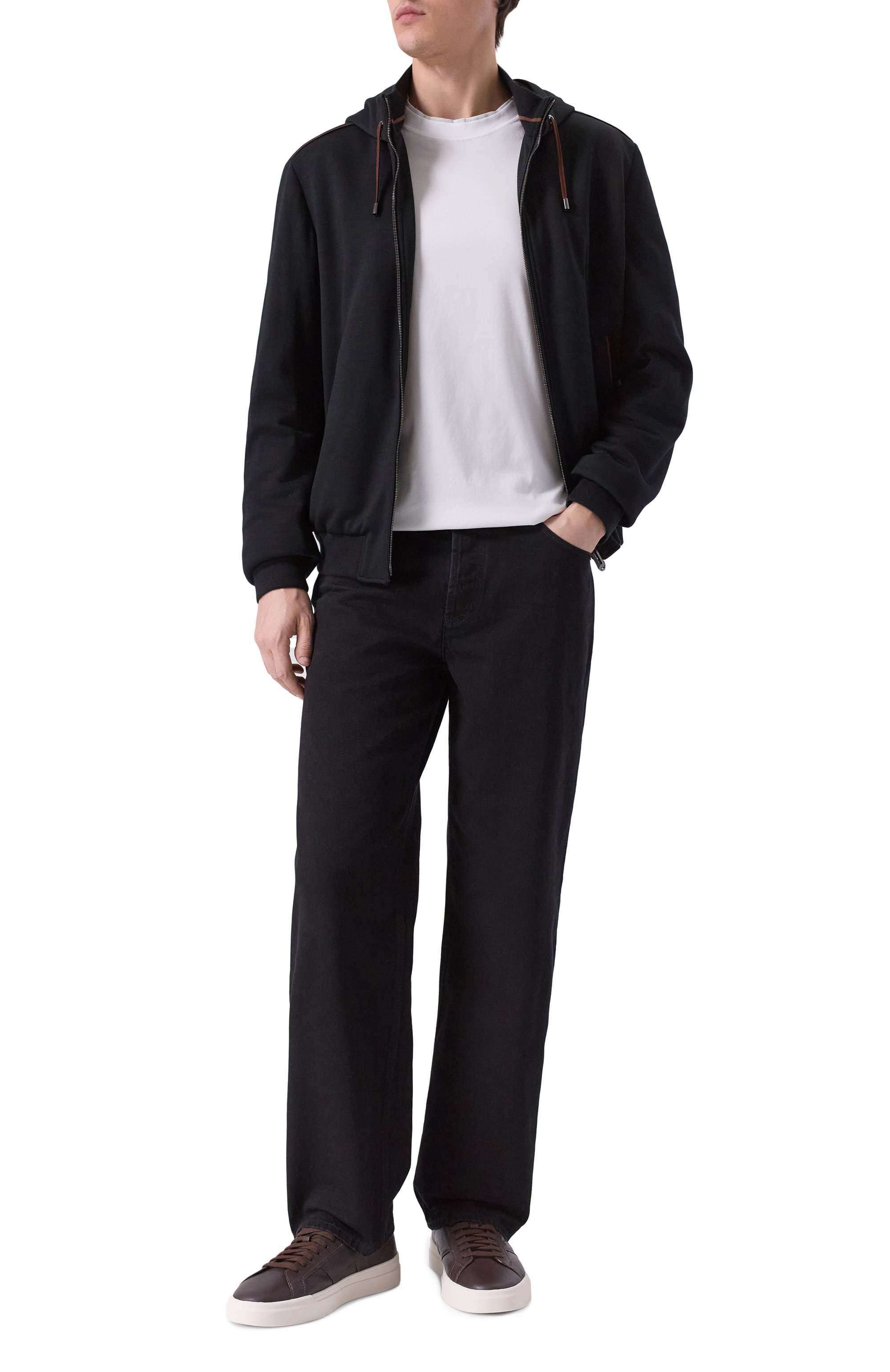 Шерстяная толстовка STEFANO RICCI черного цвета по цене 573500 руб., арт. MDJ5300240/W0001D, фото 2 Шерстяная толстовка STEFANO RICCI, арт. MDJ5300240/W0001D, фото 2