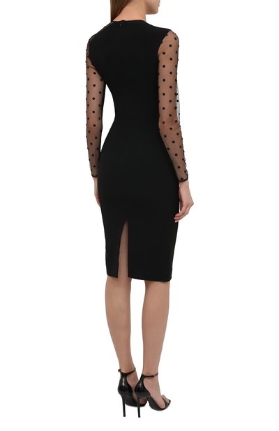 Платье STELLA MCCARTNEY черного цвета по цене 207500 руб., арт. 602895/SNA28, фото 4 Платье STELLA MCCARTNEY, арт. 602895/SNA28, фото 4