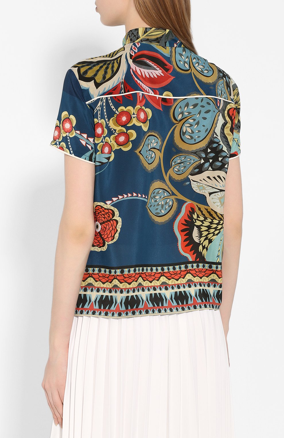 Шелковая рубашка REDVALENTINO, арт. TR0AA0V5/505, фото 4
