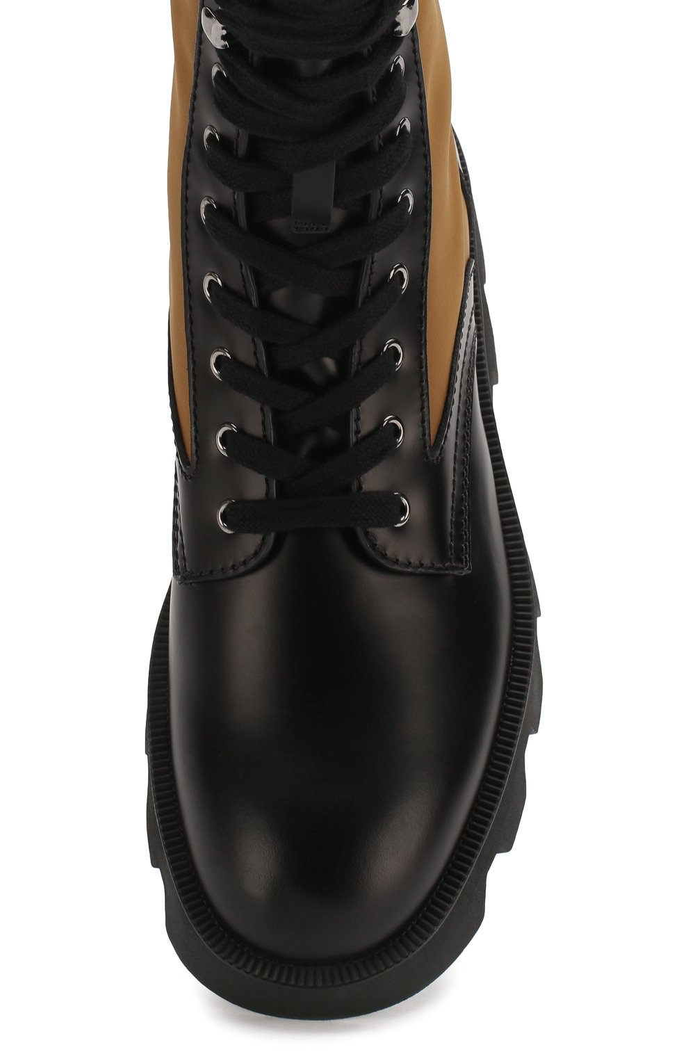 Комбинированные ботинки PRADA, арт. 2UE006-3L09-F0ZW4, фото 5