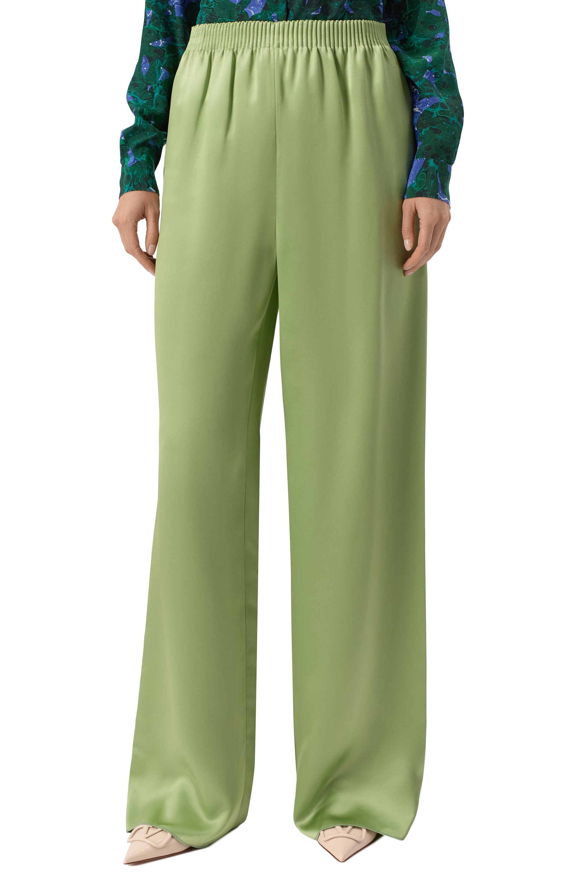 Атласные брюки VALENTINO, арт. 6B3RB68590E, фото 3