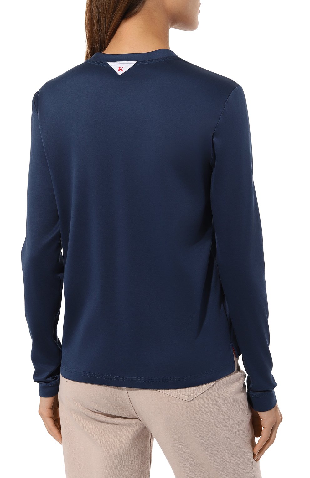 Хлопковый лонгслив KITON, арт. D58438H080511717, фото 4