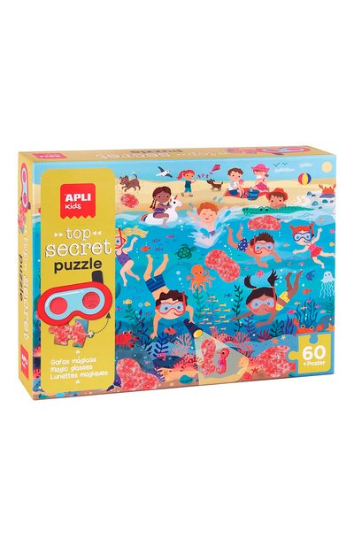 Пазл с секретом и волшебными очками пляж APLI KIDS, арт. 19220, фото 3