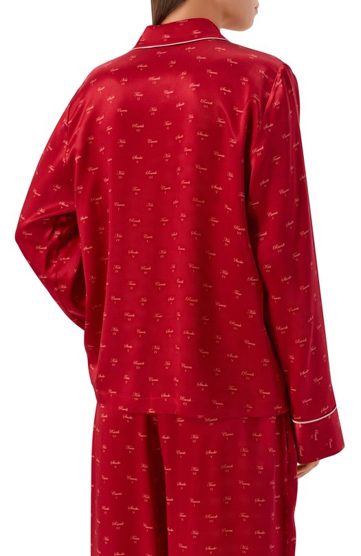 Шелковая рубашка Kiki De Montparnasse H252TP009 Красный  H252TP009 Фото 4