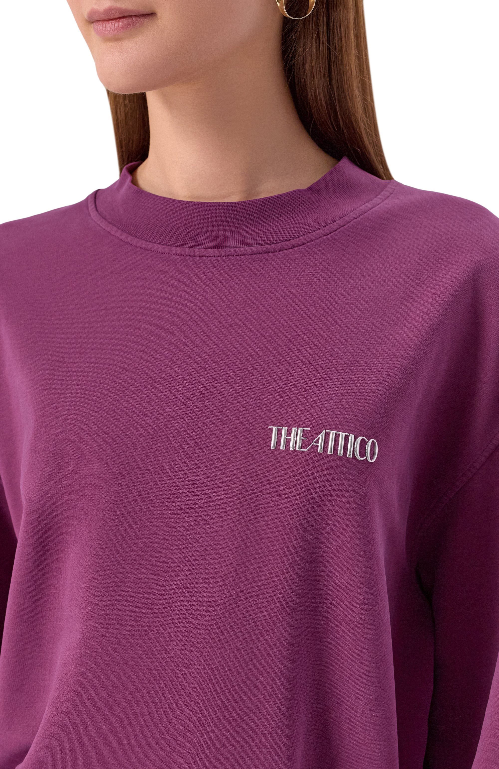 Хлопковое платье THE ATTICO, арт. 251WCA00393/JJF006AA, фото 5