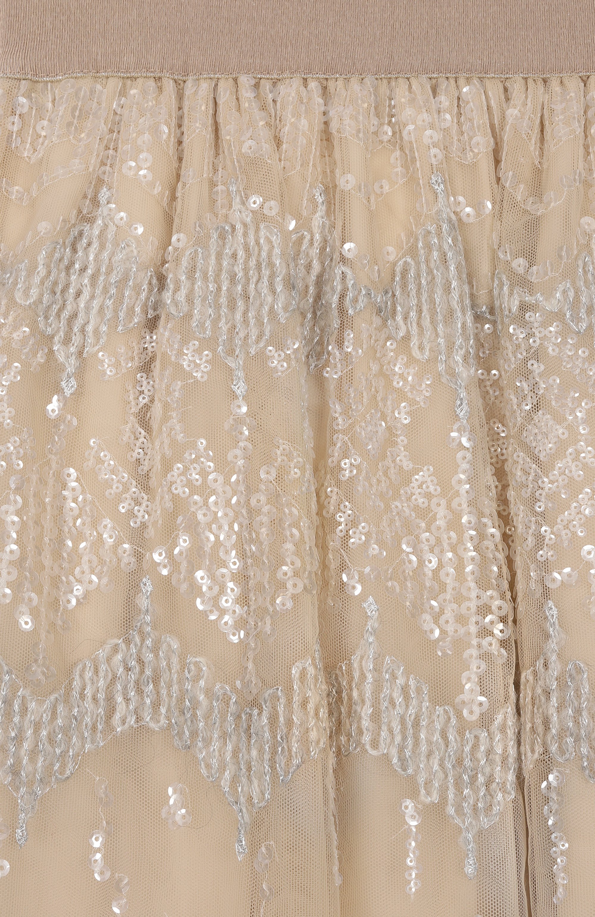 Юбка с отделкой пайетками BRUNELLO CUCINELLI, арт. BA960S222B, фото 3