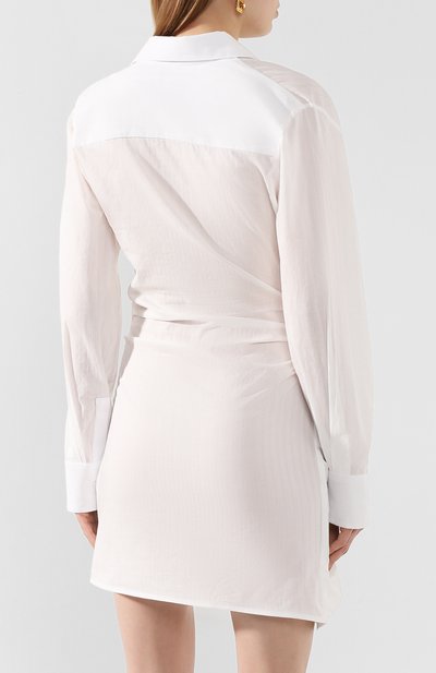 Хлопковое платье JACQUEMUS, арт. 201DR30/10110, фото 4