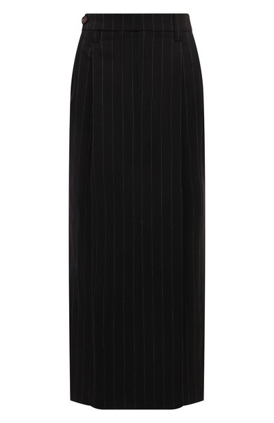 Женская юбка из шерсти и хлопка BRUNELLO CUCINELLI, арт. MP586G3664