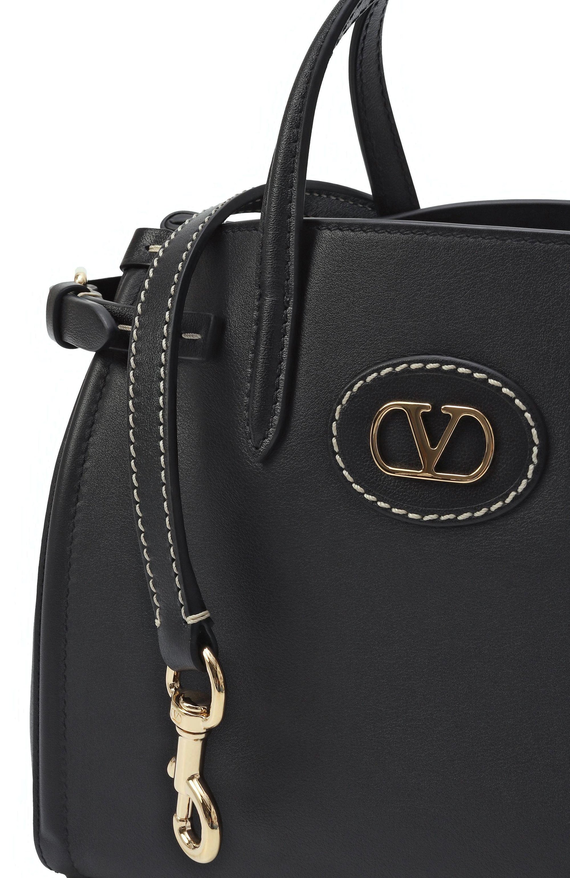 Сумка antibes small VALENTINO черного цвета по цене 269500 руб., арт. 6W2B0R20/CVC, фото 3 Сумка antibes small VALENTINO, арт. 6W2B0R20/CVC, фото 3