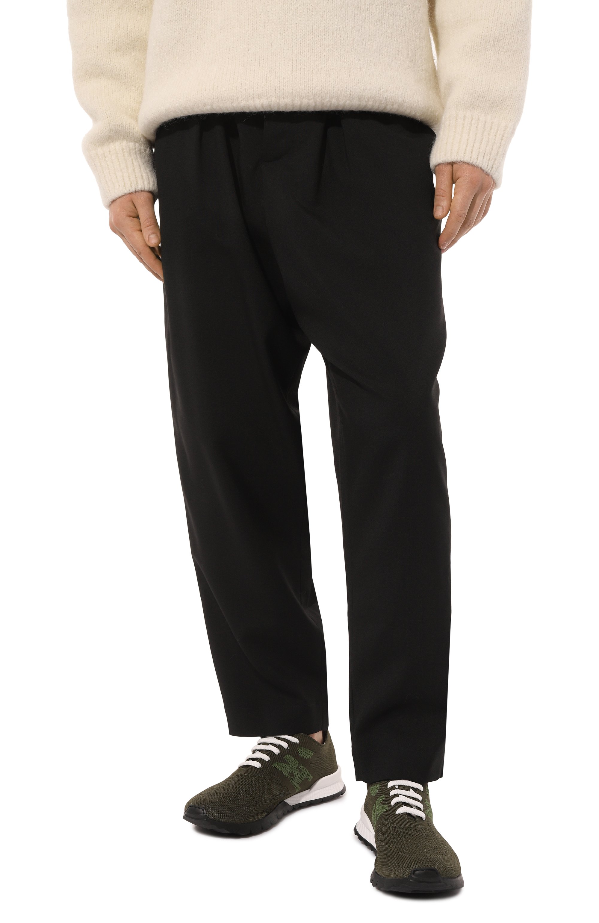 Текстильные кроссовки KITON, арт. USSA081N00818, фото 3