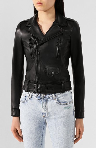 Кожаная куртка OFF-WHITE, арт. 0WJG002T20LEA0011076, фото 3