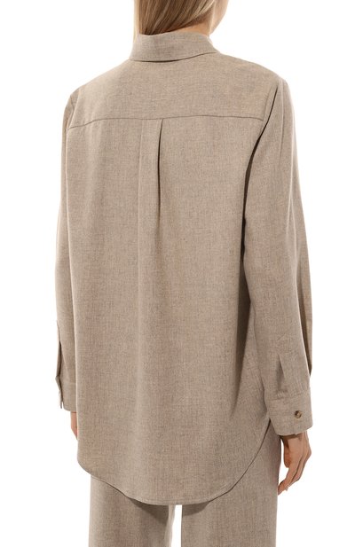 Рубашка из шерсти и кашемира ASCENO, арт. C0RE_T001F37, фото 4