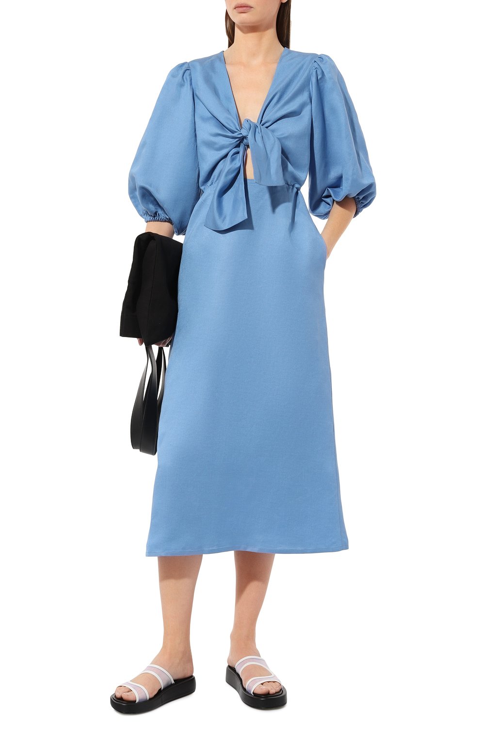 Платье изо льна и вискозы OLOLOL, арт. OLD169/9122.905/S23, фото 2